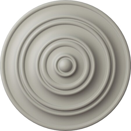 Ekena Millwork Classic Ceiling Medallion (Fits Canopies up to 4 1/8"), Hand-Painted Pot of Cream, 13 1/4"OD x 1/2"P CM13CLPCF